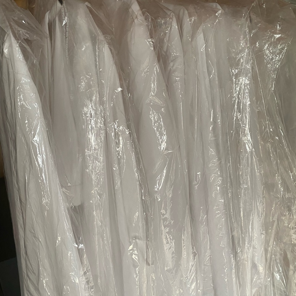 Justly used 6 formal wear men’s dress shirt. 100% Luxe Microfiber polyester.